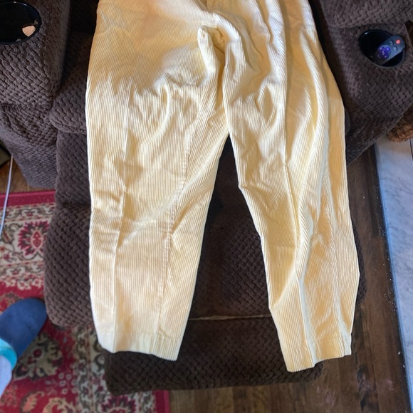 VTG Palmetto’s Loafers Buttercream Pleated Corduroy Pants 28 Size 2 Trousers - Picture 2 of 6